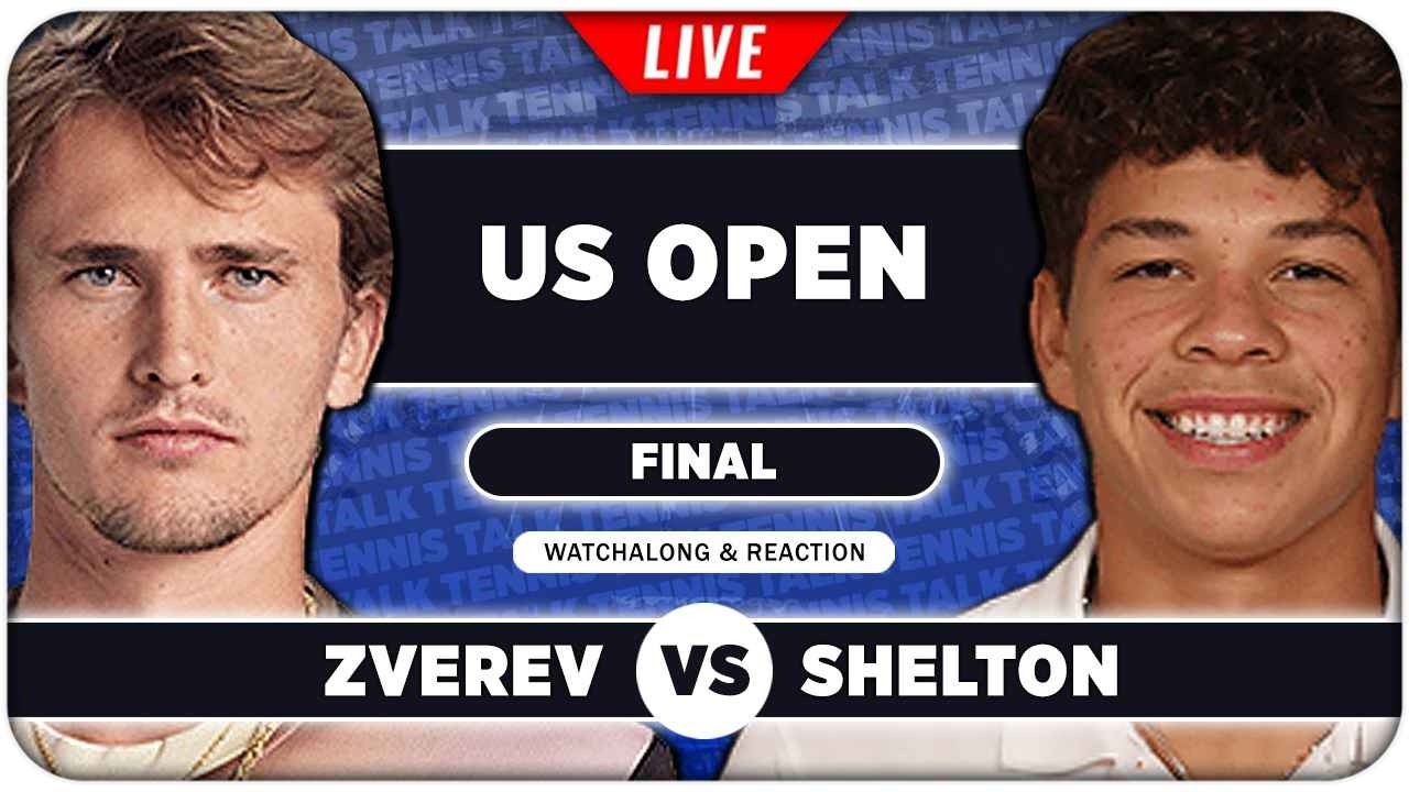 ZVEREV vs SHELTON • US Open 2026 Final • LIVE Tennis Watchalong