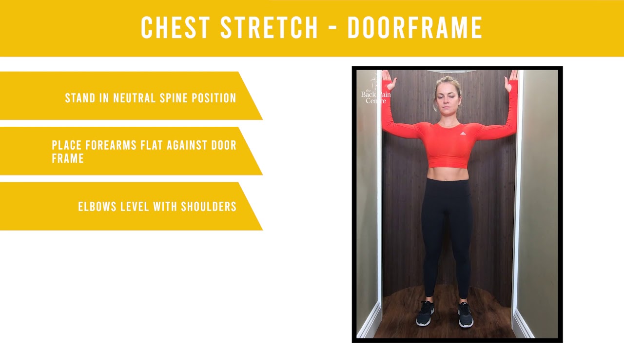CHEST STRETCH DOORFRAME YouTube