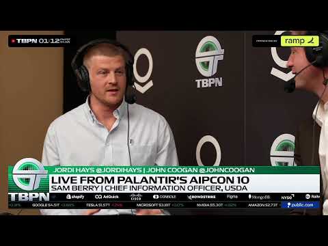 Alex Karp LIVE from AIPCon 10