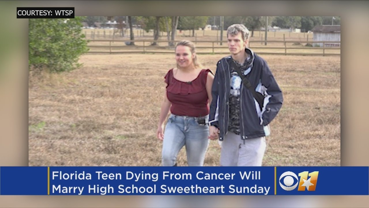 Dying teen's last wish: Marry his high school sweetheart