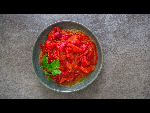 recette-de-salade-de-poivrons-grillés-₪-pankaj-sharma