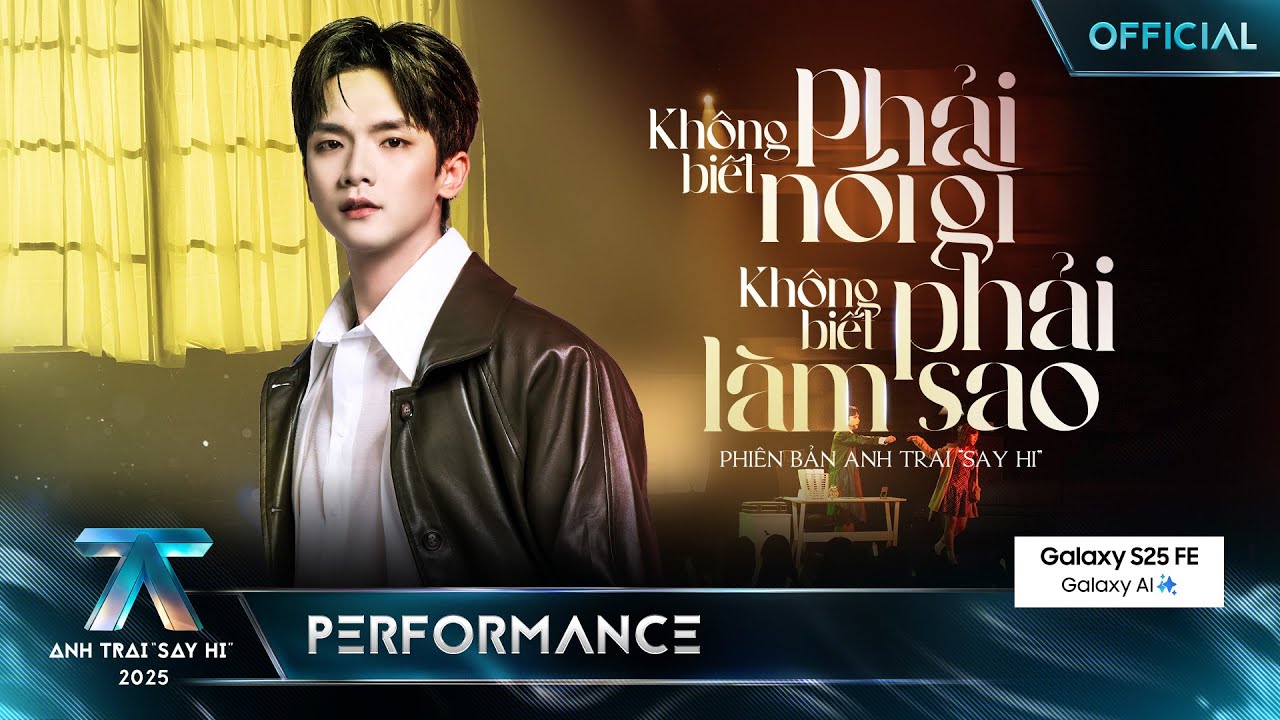 KHÔNG BIẾT PHẢI NÓI GÌ, KHÔNG BIẾT PHẢI LÀM SAO - Vương Bình | Anh Trai 