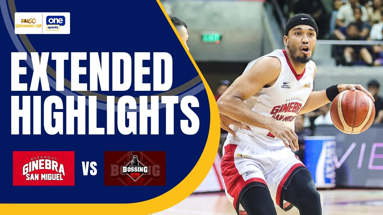 Ginebra crushes Blackwater by 30, clinches first win in PBA Season 50 Governors Cup