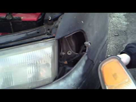 How to change the running light on a 1995 Toyota Camry XLE.