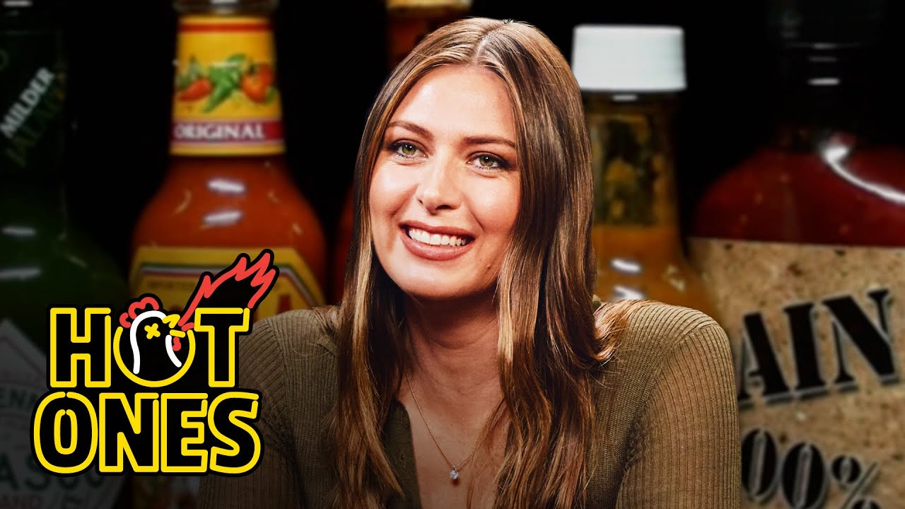Maria Sharapova Finds Flow State While Eating Spicy Wings | Hot Ones