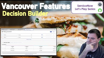 I make a sandwich using ServiceNow Decision Builder