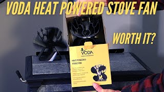 Voda Stove Fan: Heat Powered (Setup Review Unboxing)