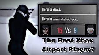1v1ing One Of The Greatest Airport Aw Players On Xbox 🤯 (Perks N Pain/@Perkio.x)