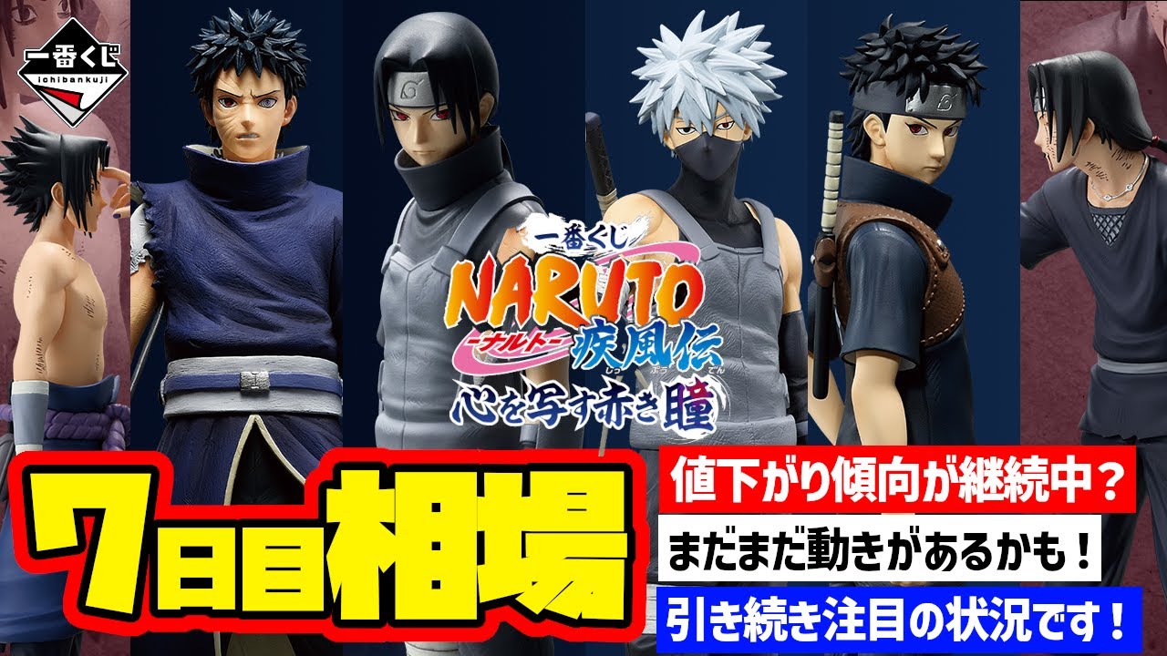 相場情報】7日目相場！一番くじ NARUTO-ナルト- 疾風伝 心を写す赤き瞳