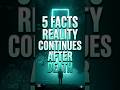 5 Facts What If Reality Is Just a Continuation After Death #CosmicMysteries      #LifeAfterDeath