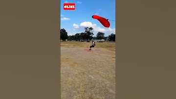 Paragliding Landing Video | Sky diving with parachute | highest paragliding in the world #shorts