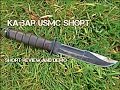 KA BAR USMC Short Review And Demo KA BAR USMC Short Review And Demo
