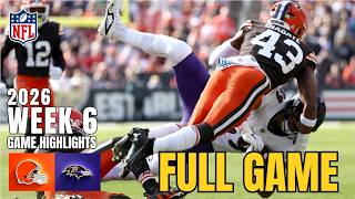 Baltimore Ravens vs. Cleveland Browns | FULL GAME Highlights | Week 6 NFL Season 2026
