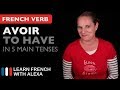 French: avoir, to have - present tense - YouTube