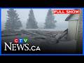Swimming pool roof blew off, damaged school | CTV News Edmonton at Six for March 9, 2026
