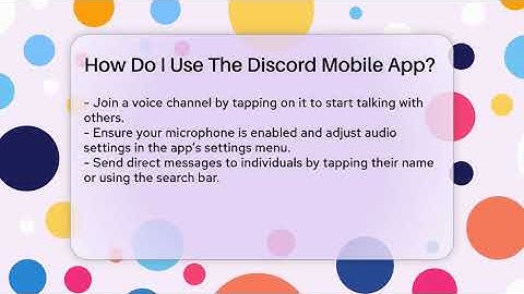 How Do I Use The Discord Mobile App? - Everyday-Networking