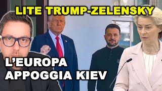 LE REAZIONI DELL’EUROPA e della RUSSIA alla LITE TRUMP-ZELENSKY in diretta mondiale
