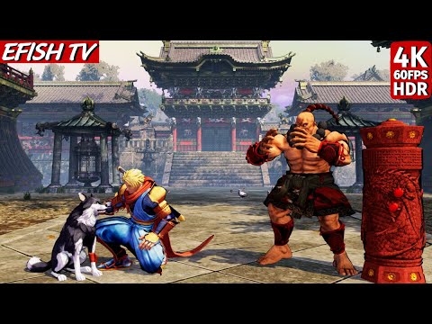 Pure slash no combo...Galford vs Wan-Fu (Hardest AI) - Samurai Shodown | 4K 60FPS