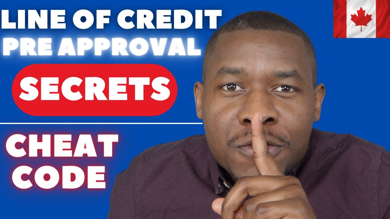 How to get pre approved for a line of credit Cheat code YouTube