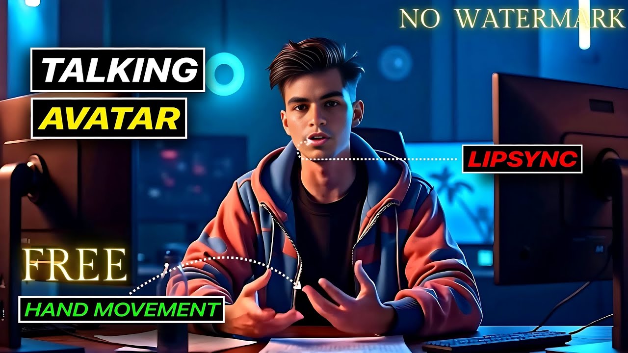 How to Create Your Own Talking AI Avatar for FREE (No Watermark | Step ...