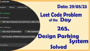 1603 || Design Parking System III || C++ || Leetcode Daily Challenge