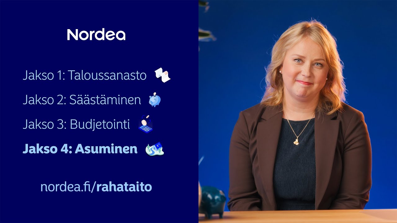 Taloustaitovalmennus jakso 4: Asuminen