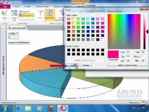 Ms Access 2010 Charts