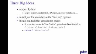 Python for Engineers Part 2: Installation - Overview Content