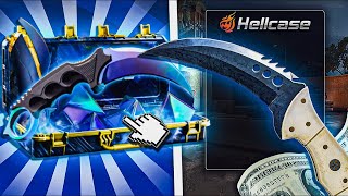 HELLCASE GAVE ME TALON KNIFE IN THE CHEAP CASES! - Hellcase Promo Code 2025