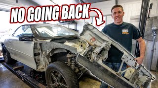 I Cut The Front End Off My Camaro!