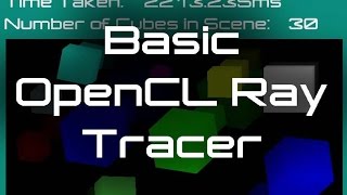 University Assignment - Level H - Basic OpenCL Ray Tracer