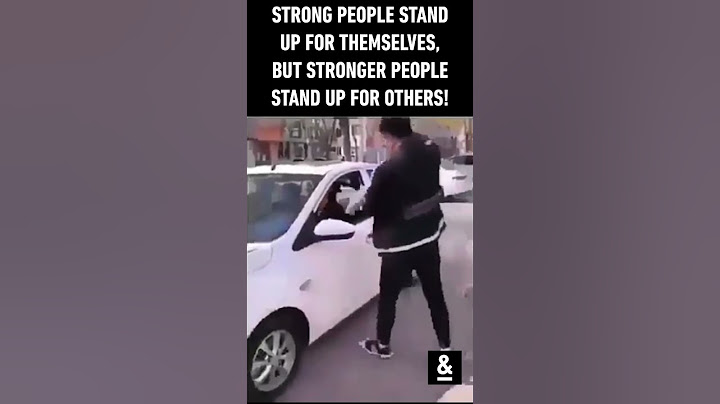 STRONG PEOPLE STAND UP FOR THEMSELVES, BUT STRONGER PEOPLE STAND UP FOR OTHERS!