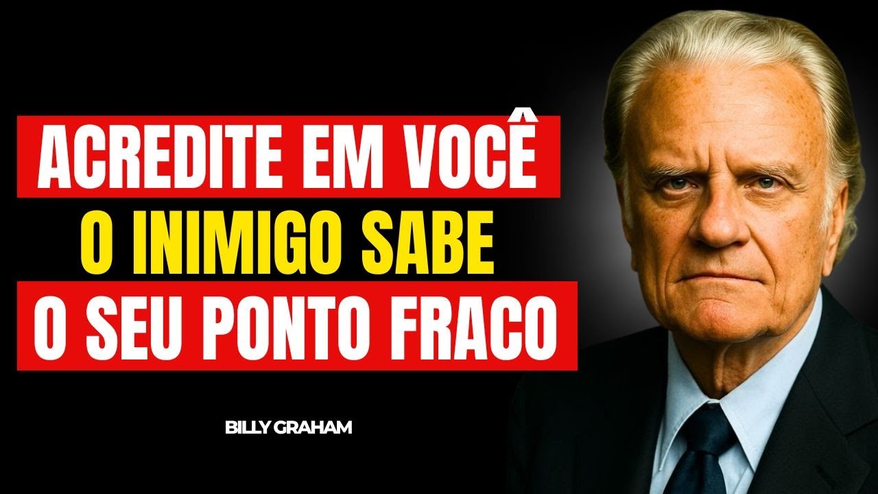 ACREDITE EM VOCÊ PORQUE O INIMIGO SABE O SEU PONTO FRACO.