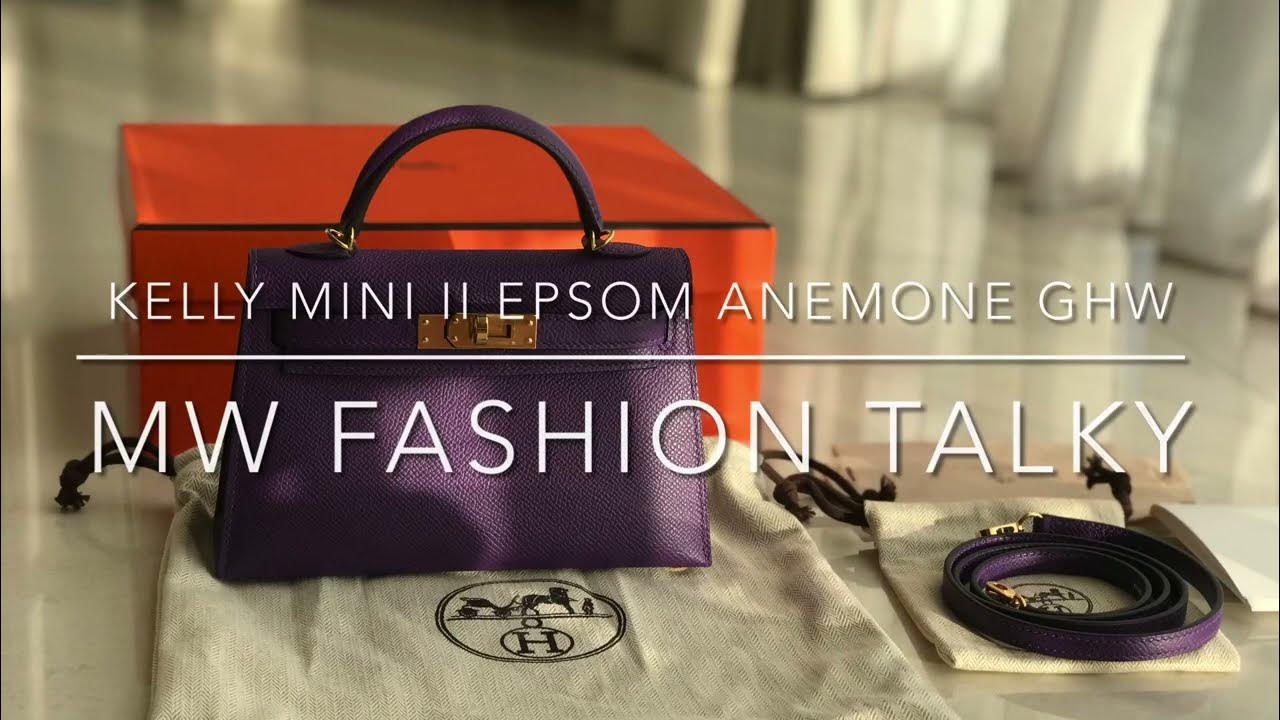 KELLY MINI EPSOM ANEMONE GHW - MW FASHION TALKY 