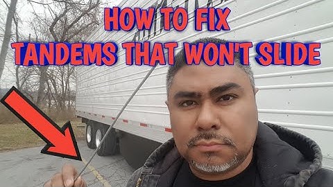 HOW TO FIX TRAILER TANDEMS THAT WON