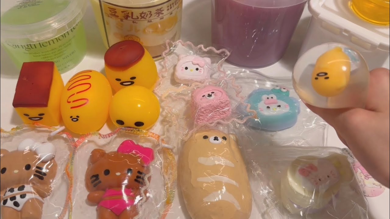 [💸toy asmr💸] 중국 슬라임&말랑이 깡 하면서 설레는 tmi 얘기하깅