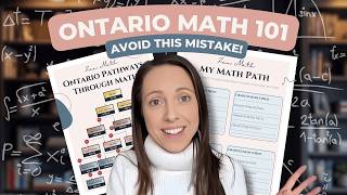 How to Plan Your High School Math Courses in Ontario