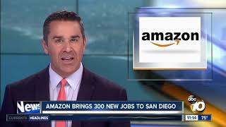 Amazon bringing 300 new jobs to San Diego