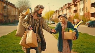 Homeless Man Helps Old Lady Carry Groceries Home, Next Day Learns Store Owner Is Looking For Him