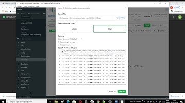 Importar CSV para MongoDB