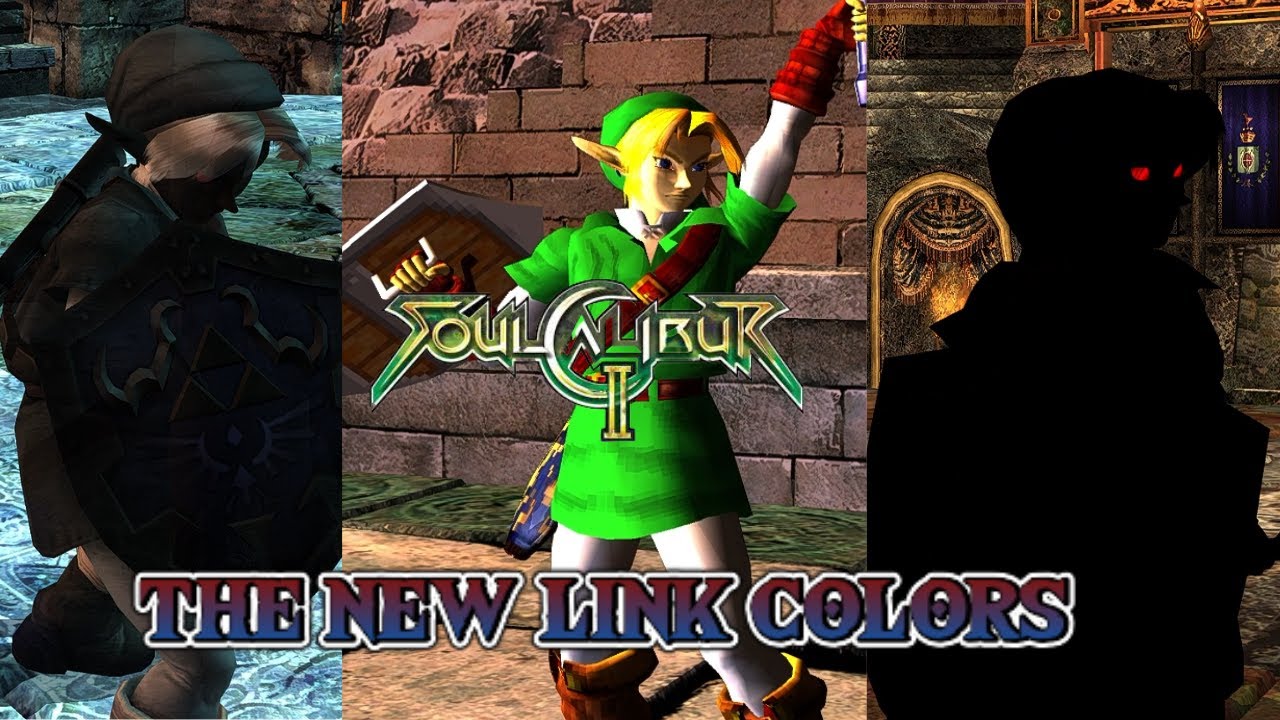 Soulcalibur 2 The New Link Colors - YouTube