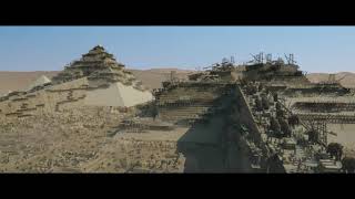 10,000 BC, How the Pyramids were made