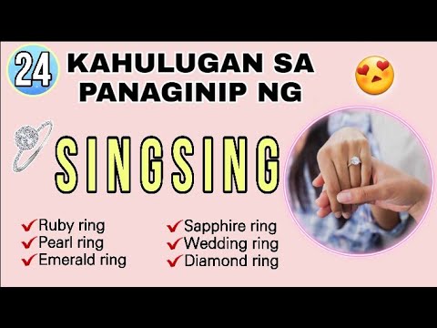 Video: Bakit nangangarap ang singsing sa isang panaginip