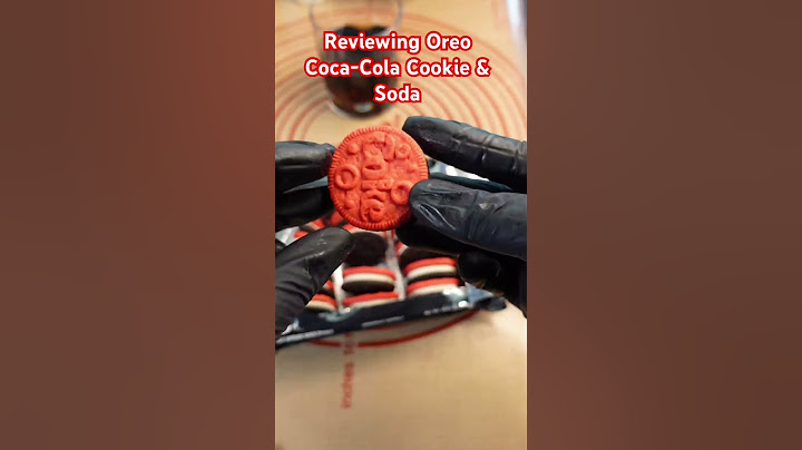 Trying the Oreo Coca-Cola Cookie & Soda #oreocoke #oreo #cocacola #coke #review #oreococacola