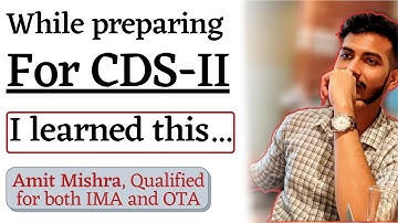 What Amit Mishra learned while preparing for CDS 2020 |  | Shaurya Aur Vivek