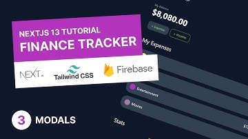 Next.js, Tailwind & Firebase Tutorial #3 - Modals | Finance Tracker