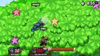 [SSF2] Falcon v Marth platform combo (didnt kill)