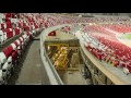 Retractable seating at the Singapore Sports Hub