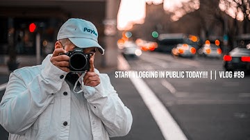 How to get over your FEAR of vlogging in public || Vlog #89