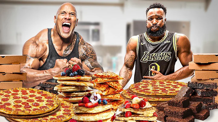 Trying To Eat The Rock's Highest Calorie Cheat Mea...